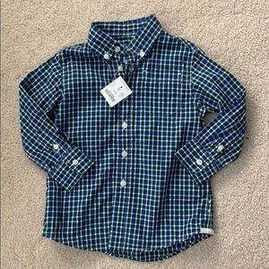 NWT J Crew light-weight plaid shirt